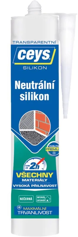 Značkový CEYS Silikon neutrální 280ml transparentní